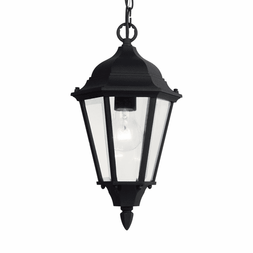 Sea Gull Bakersville 1-LT Outdoor Pendant - Black - 60938-12