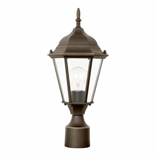 Sea Gull Bakersville 1-LT Outdoor Post Lantern - Antique Bronze - 82938-71