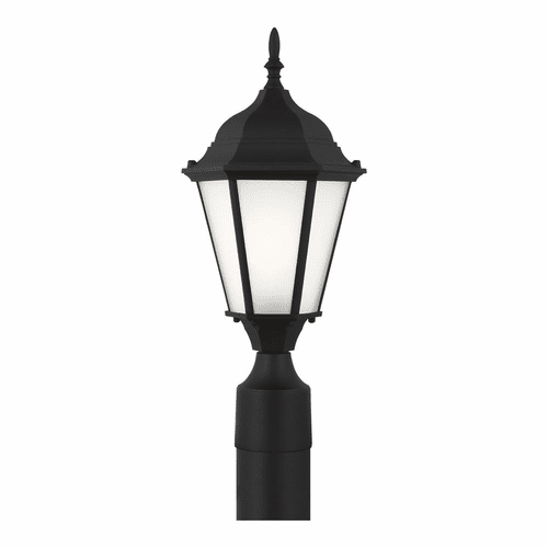 Sea Gull Bakersville 1-LT Outdoor Post Lantern - Black - 82941-12