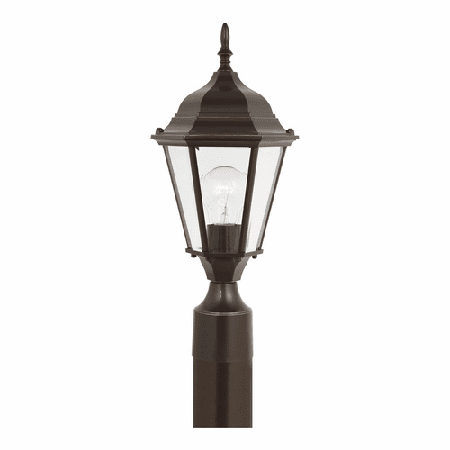 Sea Gull Bakersville 1-LT Outdoor Post Lantern - Heirloom Bronze - 82938-782
