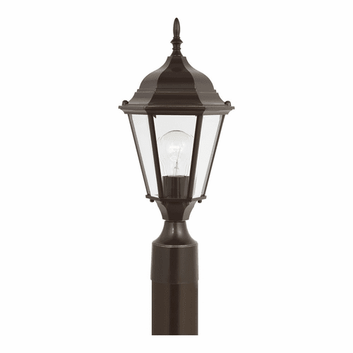 Sea Gull Bakersville 1-LT Outdoor Post Lantern - Heirloom Bronze - 82941-782