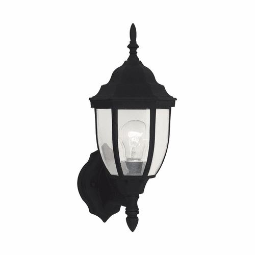 Sea Gull Bakersville 1-LT Outdoor Wall Lantern - Black - 88940-12