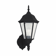 Sea Gull Bakersville 1-LT Outdoor Wall Lantern - Black - 88941-12 Sea Gull Bakersville 1-LT Outdoor Wall Lantern - Black - 88941-12