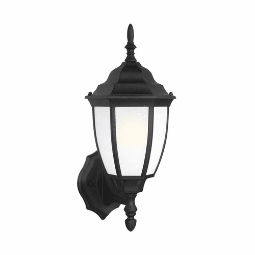 Sea Gull Bakersville 1-LT Outdoor Wall Lantern - Black - 89940-12