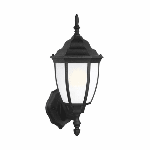Sea Gull Bakersville 1-LT Outdoor Wall Lantern - Black - 89940EN3-12