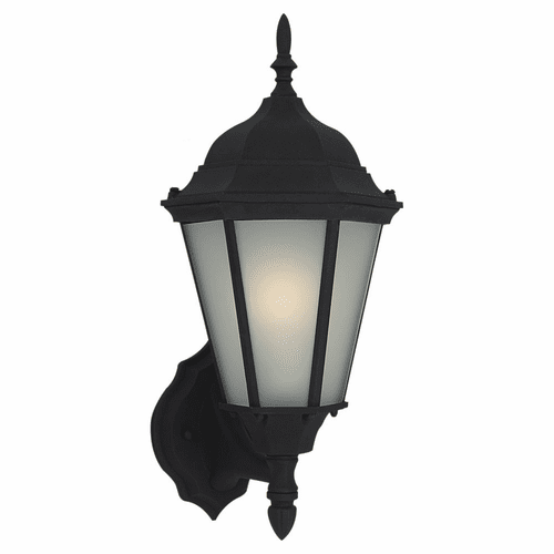 Sea Gull Bakersville 1-LT Outdoor Wall Lantern - Black - 89941-12