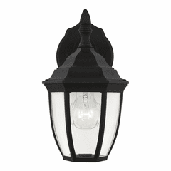 Sea Gull Bakersville Small 1-LT Outdoor Wall Lantern - Black - 88936-12