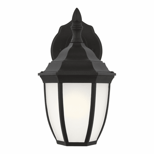 Sea Gull Bakersville Small 1-LT Outdoor Wall Lantern - Black - 89936-12