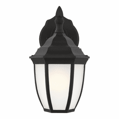 Sea Gull Bakersville Small 1-LT Outdoor Wall Lantern - Black - 89936-12
