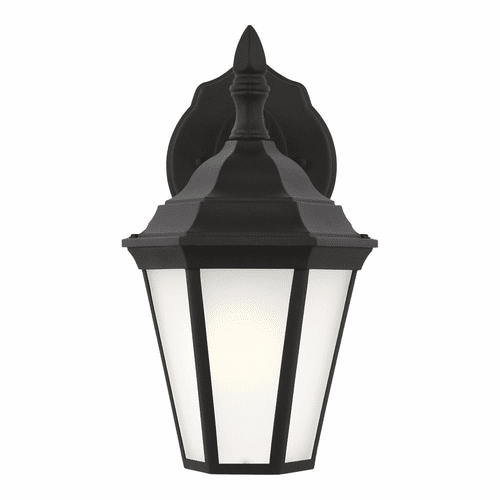 Sea Gull Bakersville Small 1-LT Outdoor Wall Lantern - Black - 89937-12