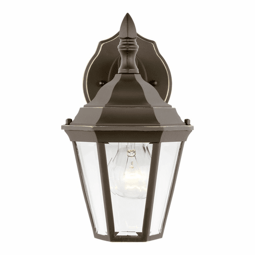 Sea Gull Bakersville Small 1-LT Outdoor Wall Light - Antique Bronze - 88937-71