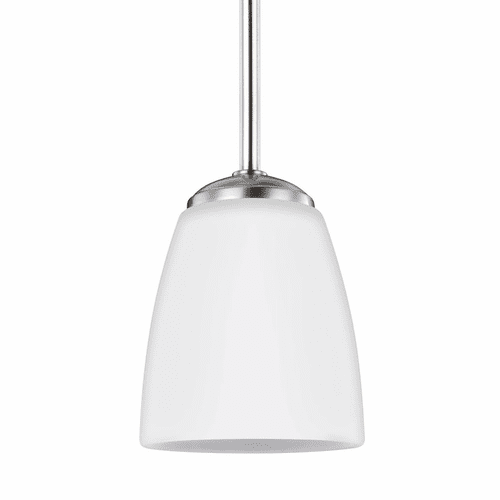 Sea Gull Bannock 1-LT Mini-Pendant - Brushed Nickel - 6116601-962