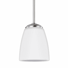 Sea Gull Bannock 1-LT Mini-Pendant - Brushed Nickel - 6116601-962 Sea Gull Bannock 1-LT Mini-Pendant - Brushed Nickel - 6116601-962