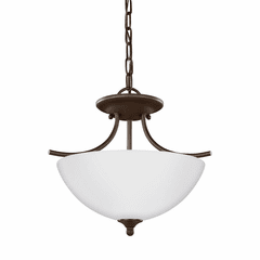 Sea Gull Bannock 2-LT Semi-Flush/Pendant - Heirloom Bronze - 7716602-782