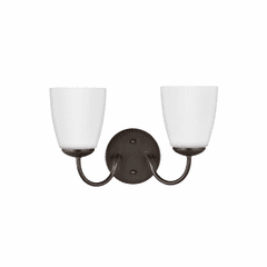 Sea Gull Bannock 2-LT Wall/Bath Light - Heirloom Bronze - 4416602-782