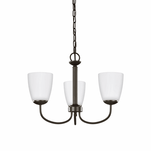 Sea Gull Bannock 3-LT Chandelier - Heirloom Bronze - 3116603-782