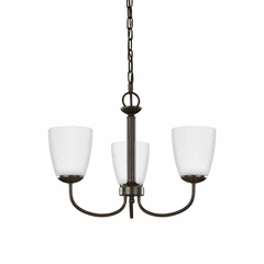 Sea Gull Bannock 3-LT Chandelier - Heirloom Bronze - 3116603-782