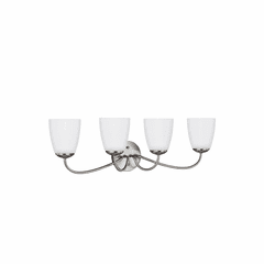 Sea Gull Bannock 4-LT Wall/Bath Light - Brushed Nickel - 4416604EN3-962