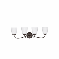 Sea Gull Bannock 4-LT Wall/Bath Light - Heirloom Bronze - 4416604-782