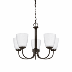Sea Gull Bannock 5-LT Chandelier - Heirloom Bronze - 3116605-782