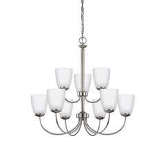 Sea Gull Bannock 9-LT Chandelier - Brushed Nickel - 3116609EN3-962