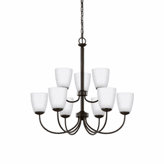 Sea Gull Bannock 9-LT Chandelier - Heirloom Bronze - 3116609-782