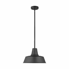 Sea Gull Barn Light 1-LT Outdoor Pendant - Black - 6237401-12 Sea Gull Barn Light 1-LT Outdoor Pendant - Black - 6237401-12