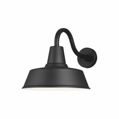 Sea Gull Barn Light Large 1-LT Outdoor Wall Lantern - Black - 8737401-12 Sea Gull Barn Light Large 1-LT Outdoor Wall Lantern - Black - 8737401-12