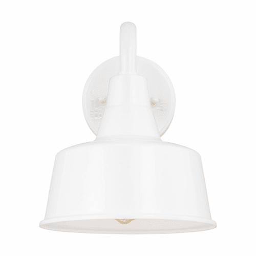 Sea Gull Barn Light Small 1-LT Outdoor Wall Lantern - White - 8537401-15