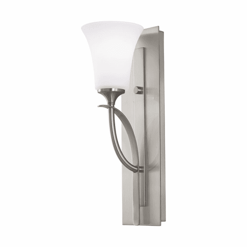 Sea Gull Barrington 1-LT Wall/Bath Light - Brushed Steel - VS12701-BS