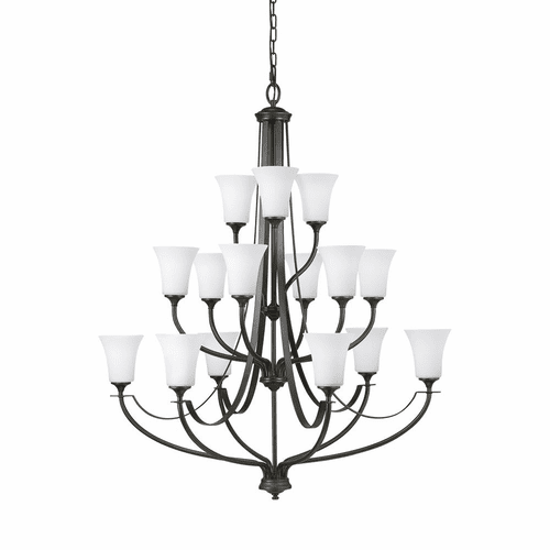 Sea Gull Barrington 15-LT Chandelier - Oil Rubbed Bronze - F2254EN3/15ORB