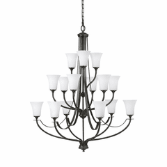 Sea Gull Barrington 15-LT Chandelier - Oil Rubbed Bronze - F2254EN3/15ORB