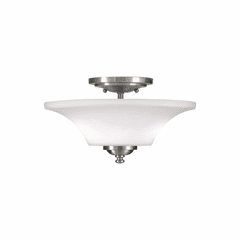 Sea Gull Barrington 2-LT Semi-Flush Mount - Brushed Steel - SF240BS