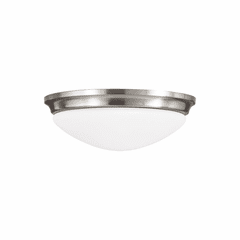 Sea Gull Barrington 3-LT Flush Mount - Brushed Steel - FM273BS