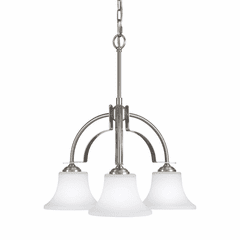 Sea Gull Barrington 3-LT Kitchen Chandelier - Brushed Steel - F2250EN3/3BS Sea Gull Barrington 3-LT Kitchen Chandelier - Brushed Steel - F2250EN3/3BS