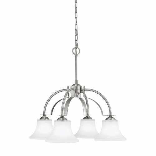 Sea Gull Barrington 4-LT Kitchen Chandelier - Brushed Steel - F2251/4BS