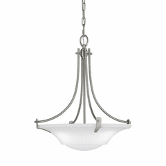 Sea Gull Barrington Medium 3-LT Pendant - Brushed Steel - F2246EN3/3BS Sea Gull Barrington Medium 3-LT Pendant - Brushed Steel - F2246EN3/3BS
