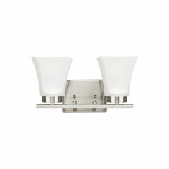 Sea Gull Bayfield 2-LT Wall/Bath Light - Brushed Nickel - 4411602-962 Sea Gull Bayfield 2-LT Wall/Bath Light - Brushed Nickel - 4411602-962
