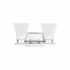 Sea Gull Bayfield 2-LT Wall/Bath Light - Chrome - 4411602-05
