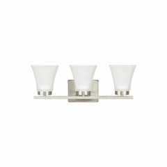 Sea Gull Bayfield 3-LT Wall/Bath Light - Brushed Nickel - 4411603-962