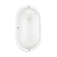 Sea Gull Bayside 1-LT Outdoor Wall Lantern - White - 8335-15 Sea Gull Bayside 1-LT Outdoor Wall Lantern - White - 8335-15