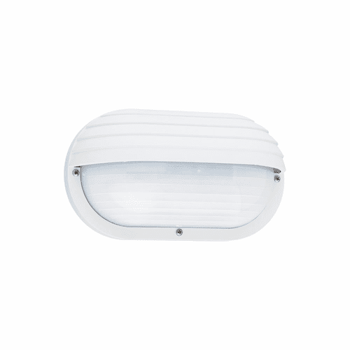 Sea Gull Bayside 1-LT Outdoor Wall Lantern - White - 89805-15