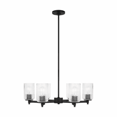Sea Gull Beaumont 6-LT Chandelier - Midnight Black - 3000606-112