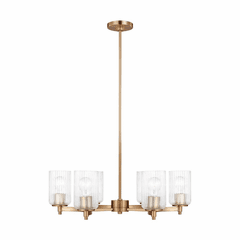 Sea Gull Beaumont 6-LT Chandelier - Satin Brass - 3000606-848