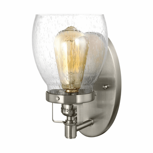 Sea Gull Belton 1-LT Bath/Wall Sconce - Brushed Nickel - 4114501-962