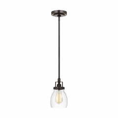 Sea Gull Belton 1-LT Mini-Pendant - Bronze - 6114501-710