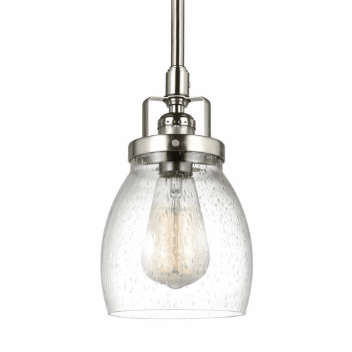 Sea Gull Belton 1-LT Mini-Pendant - Brushed Nickel - 6114501-962