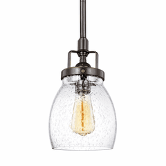 Sea Gull Belton 1-LT Mini-Pendant - Heirloom Bronze - 6114501-782 Sea Gull Belton 1-LT Mini-Pendant - Heirloom Bronze - 6114501-782