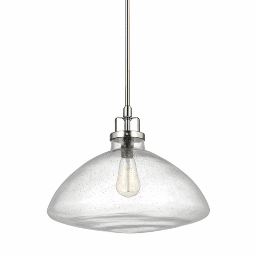 Sea Gull Belton 1-LT Pendant - Brushed Nickel - 6614501-962