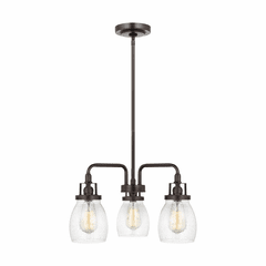 Sea Gull Belton 3-LT Chandelier - Bronze - 3114503-710 Sea Gull Belton 3-LT Chandelier - Bronze - 3114503-710